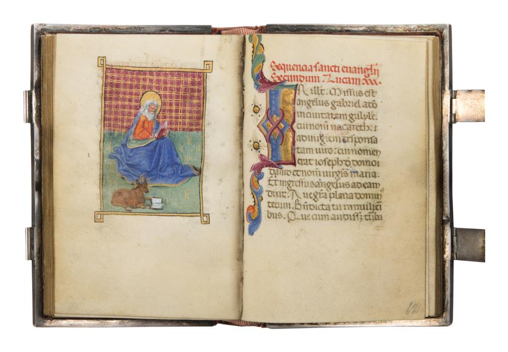 MASTER OF ISABELLA DI CHIAROMONTE (Naples, active 1455-1469) and NETHERLANDISH ILLUMINATOR (?) Book of Hours (fragment), in Latin and Catalan, illuminated manuscript on parchment [Italy, Naples, c. 1460]