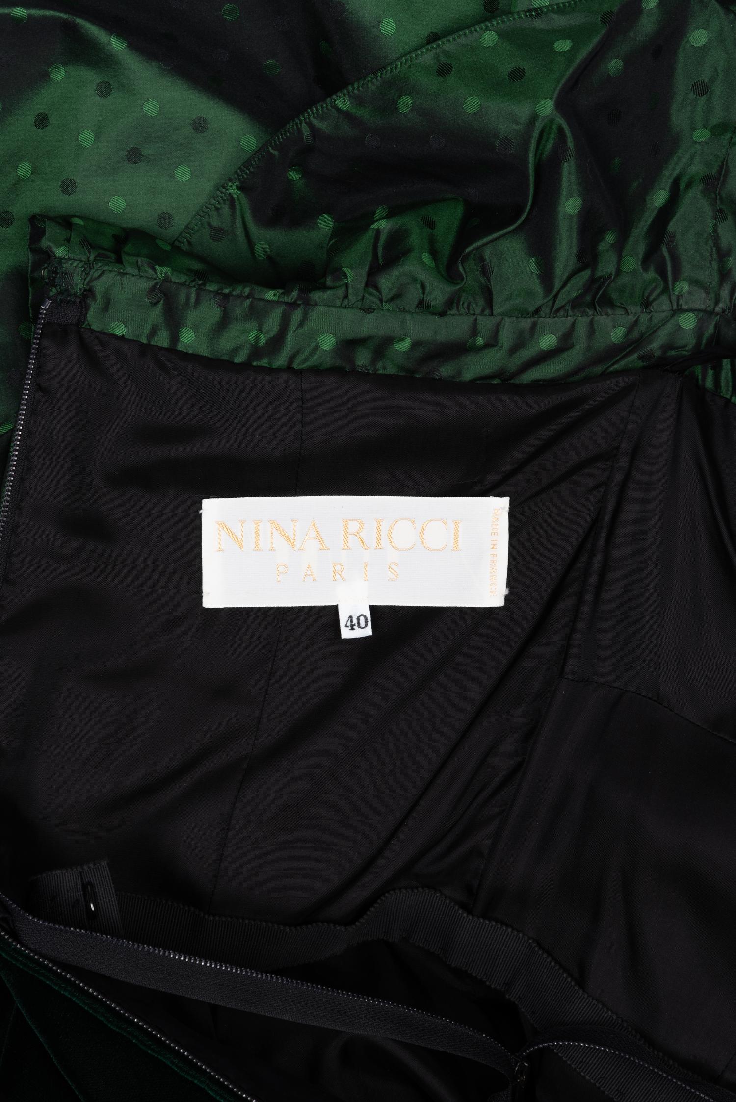 Nina Ricci Evening Dress with Stole, 1988