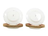 A Set of Ten Royal Doulton Burston Porcelain Plates