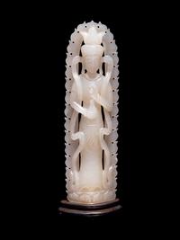 Two Chinese Carved Hardstone Figures