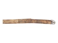 [CIVIL WAR]. Georgia State belt plate. [Chicopee, MA?]: [Emerson Gaylord?], [ca 1850?]. [ With :] Buff leather belt.