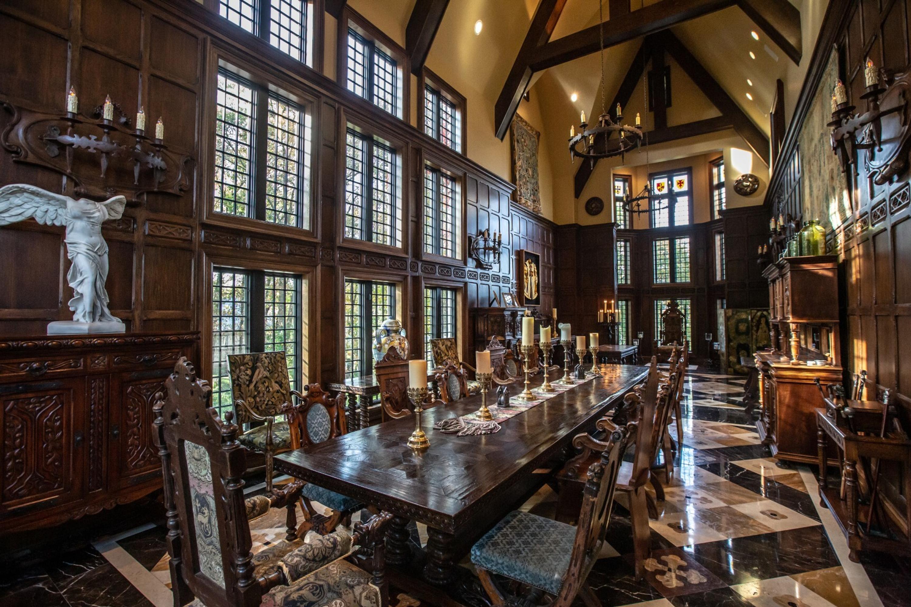 A Renaissance Revival Carved Oak Chair