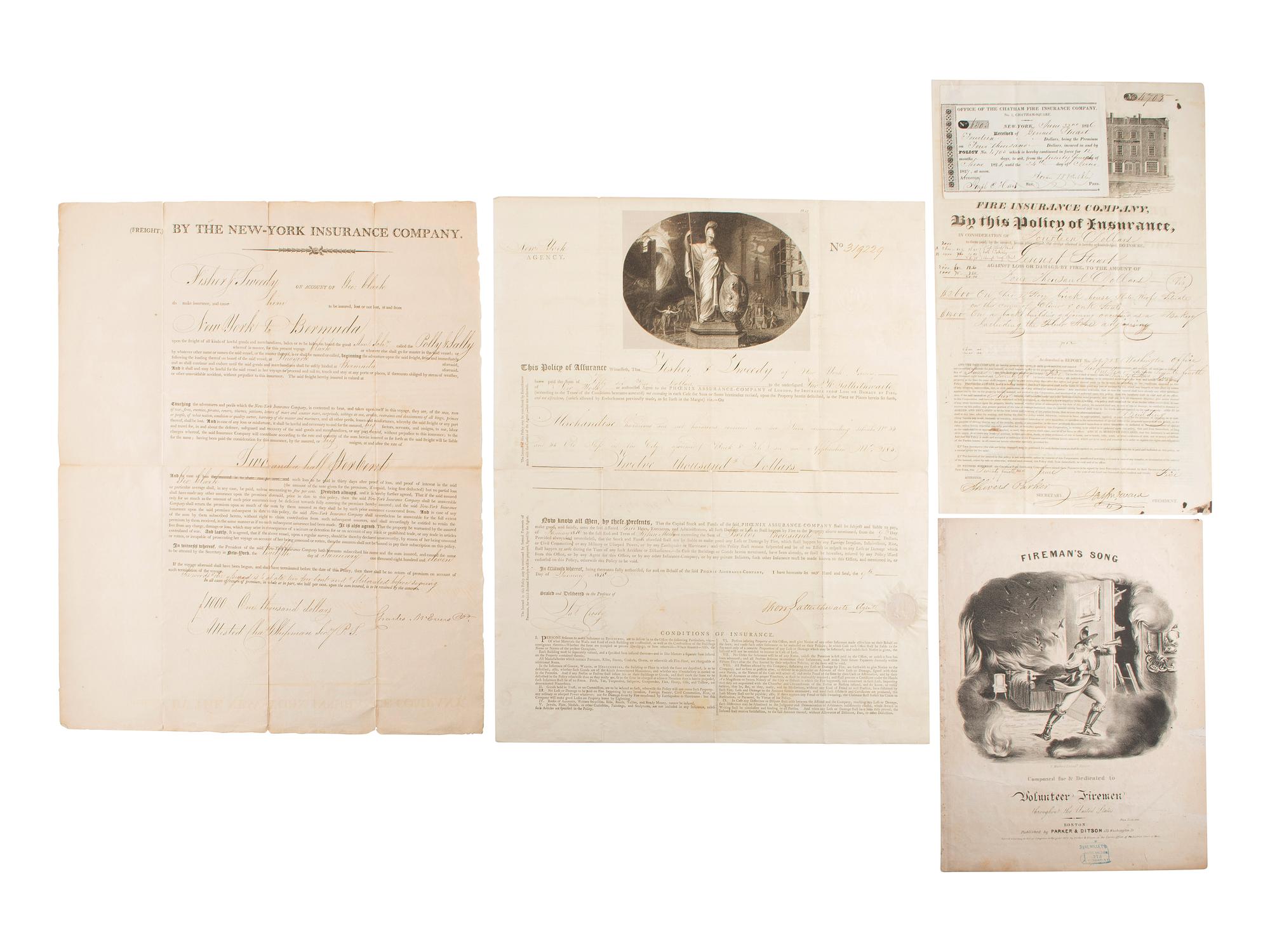 [POLICE AND FIREFIGHTING] Ephemera and photographs of Police and Fire personnel.