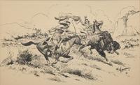[Native-Americana] Harman, Fred. Original Illustration