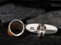 Kewa, Zuni, and Navajo Earrings and Ring