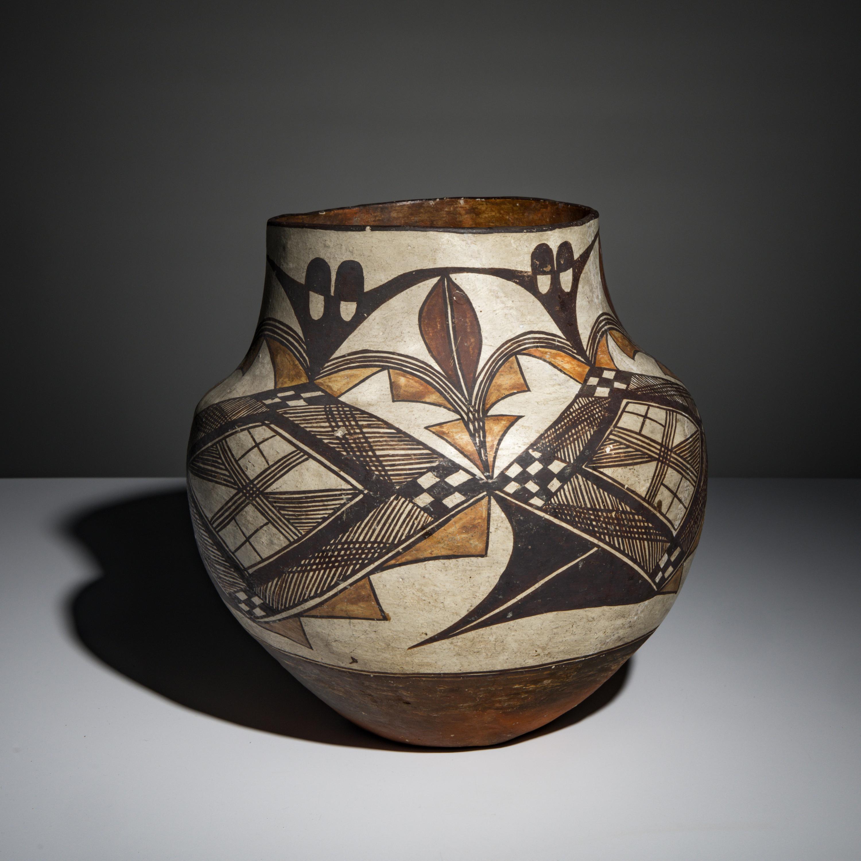 Acoma Four-Color Polychrome Olla