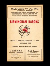 [ROBINSON, JACKIE]. Typed letter regarding "Air Lift Africa," [ With: ] Dodgers vs. Braves scorecard.
