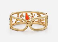 A 14K Yellow Gold and Colored Gemstone Bracelet
