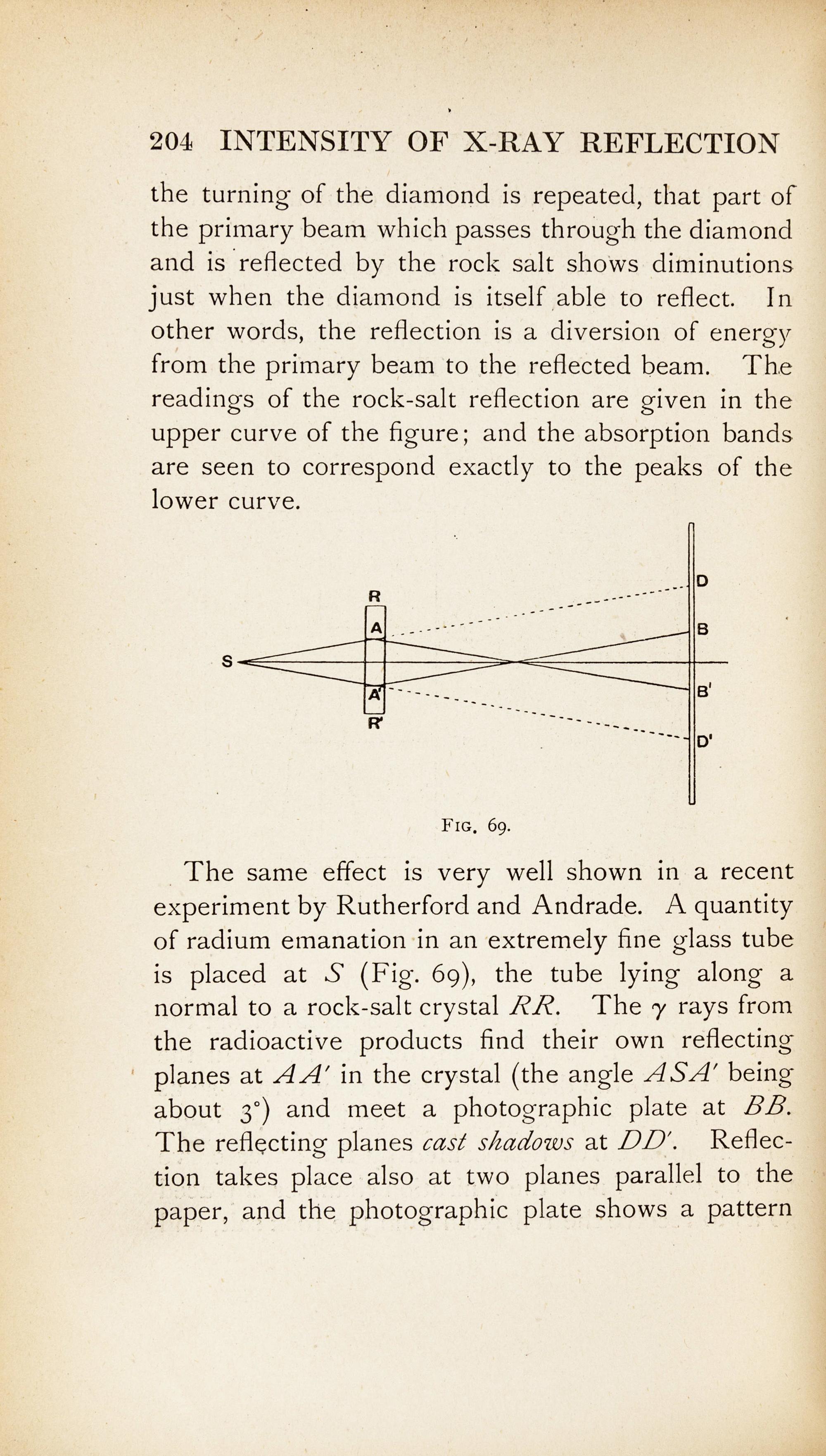 BRAGG, William Henry, Sir (1862-1942); Sir William Lawrence BRAGG (1890-1971). X Rays and Crystal Structure . London: G. Bell and Sons, Ltd., 1915.