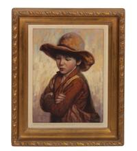 Jim Daly, (American, b. 1940), Country Boy, 1988
