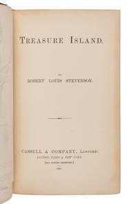 STEVENSON, Robert Louis (1850-1894). Treasure Island . London, Paris & New York: Cassell & Company, 1883.