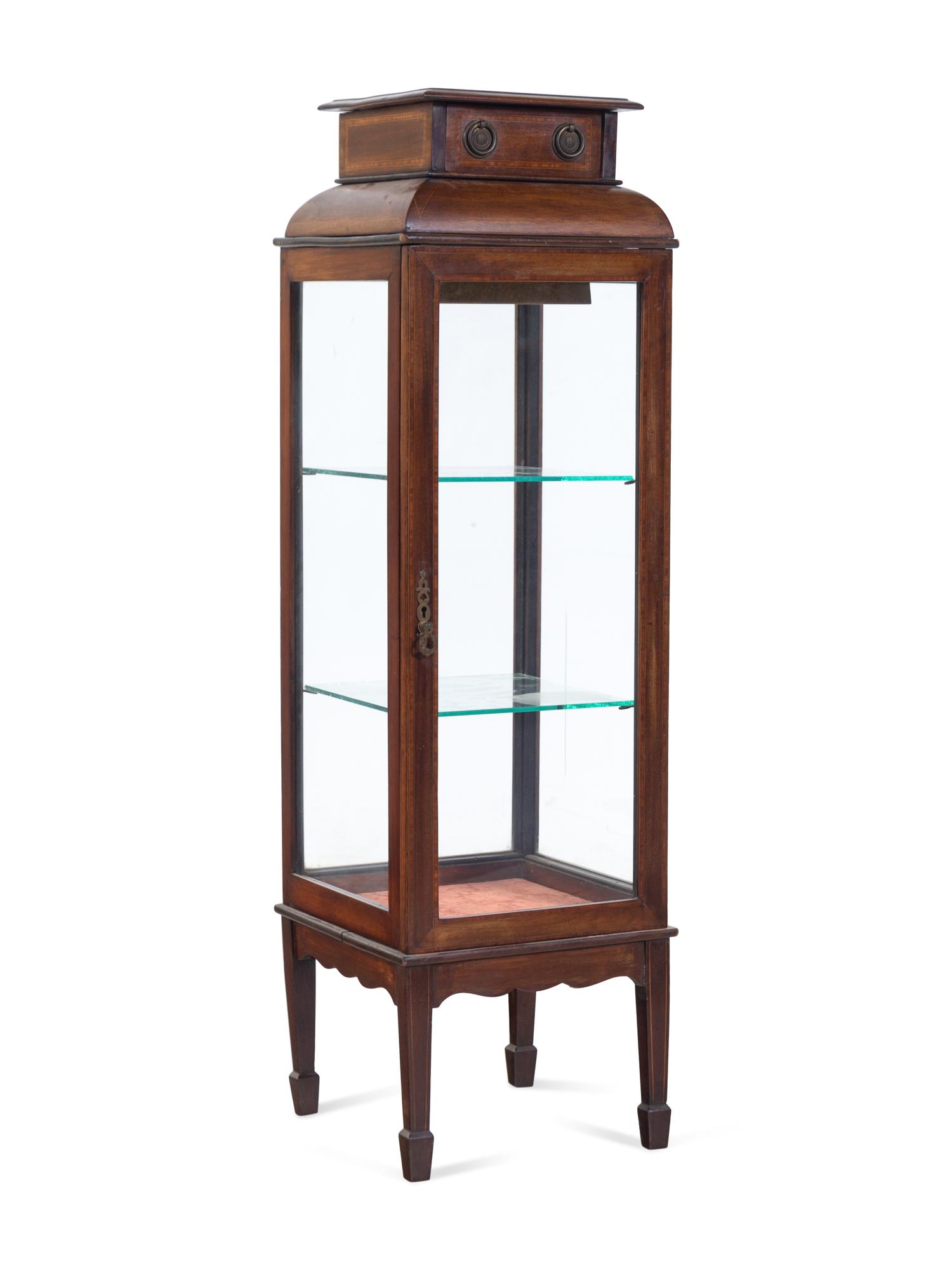 A George III Style Mahogany Vitrine