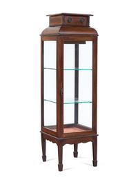 A George III Style Mahogany Vitrine