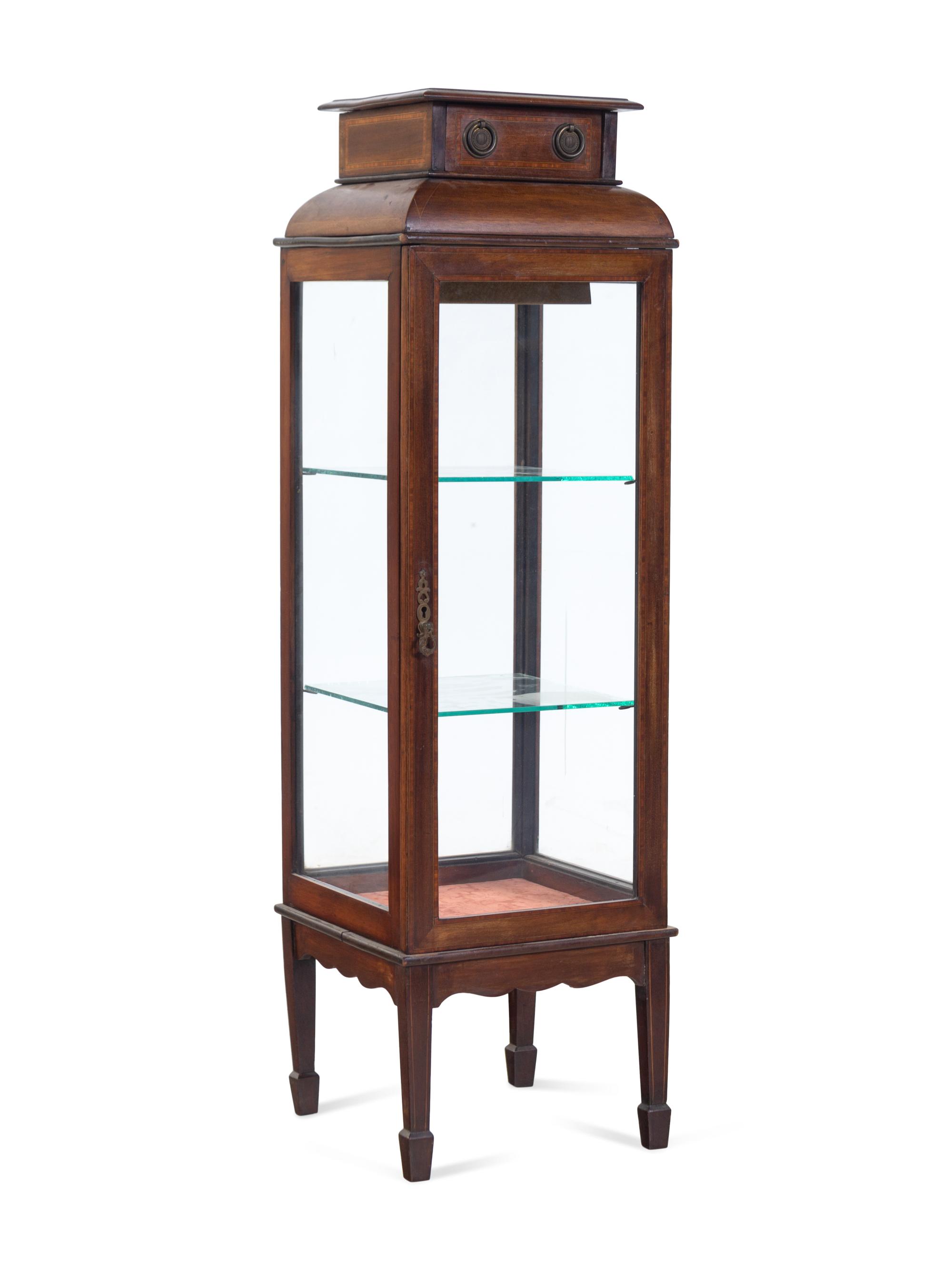 A George III Style Mahogany Vitrine