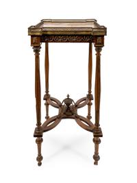 A Louis XVI Style Gilt Bronze Mounted Table — 18TH/19TH CENTURY