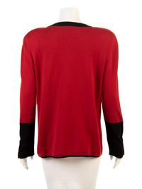 Three Valentino Cashmere Knit Tops with Bows, 1980s