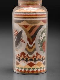 An Andrew Clemens (American, 1857-1894) Eagle Sand Bottle
