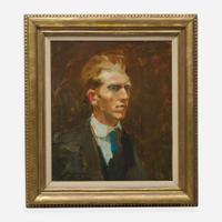 Attributed to George Benjamin Luks (American, 1867–1933) Portrait of a Young Man