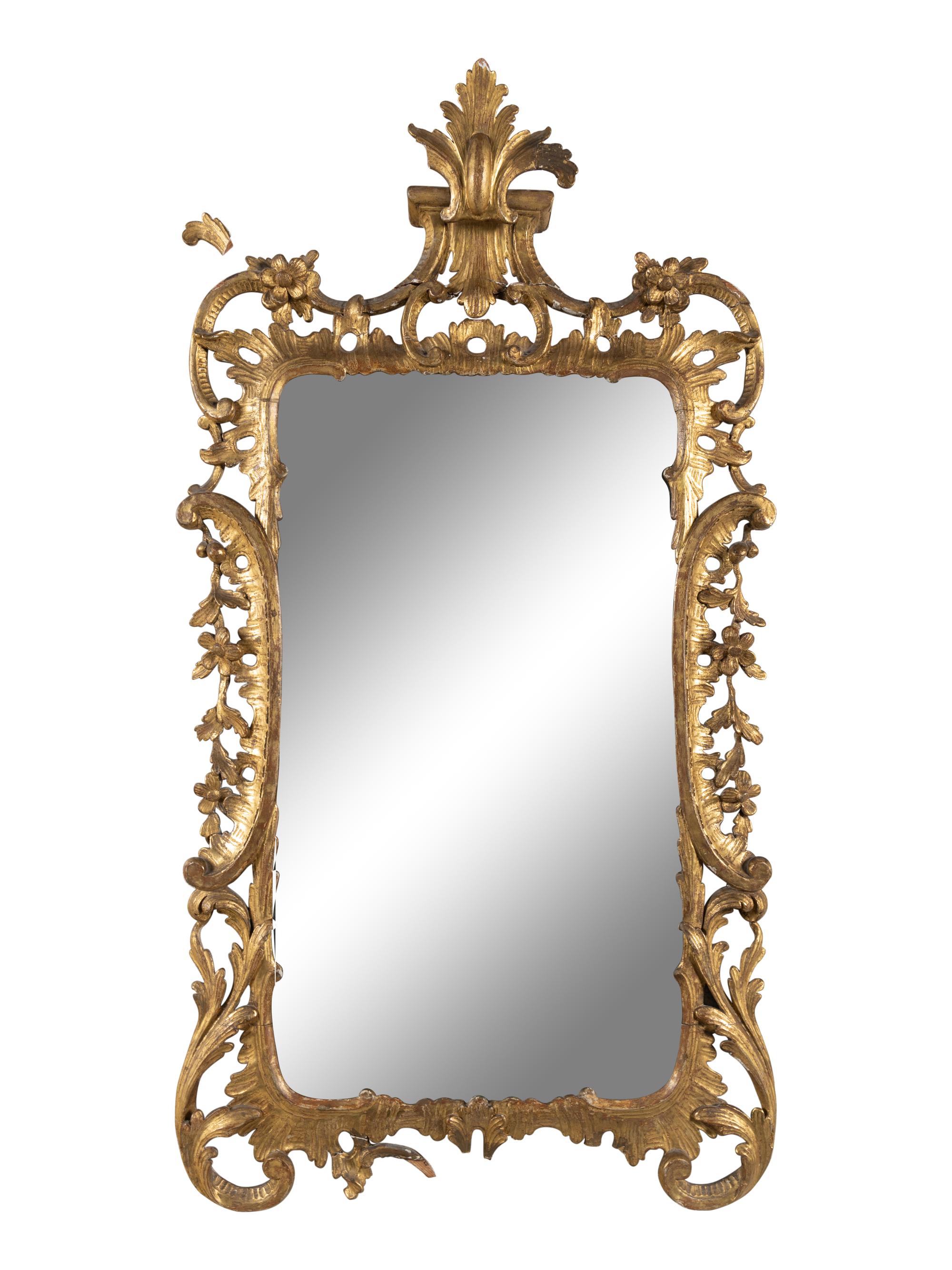 A George III Giltwood Mirror