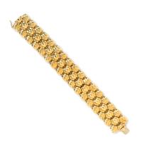 An 18 Karat Yellow Gold Bracelet, Chaavae, 74.20 dwts.