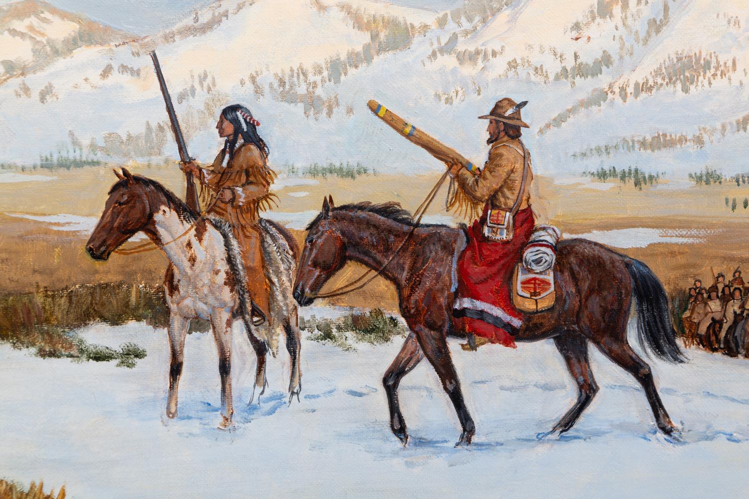 The Metis Trapper, and Bridger Meets Blackfeet