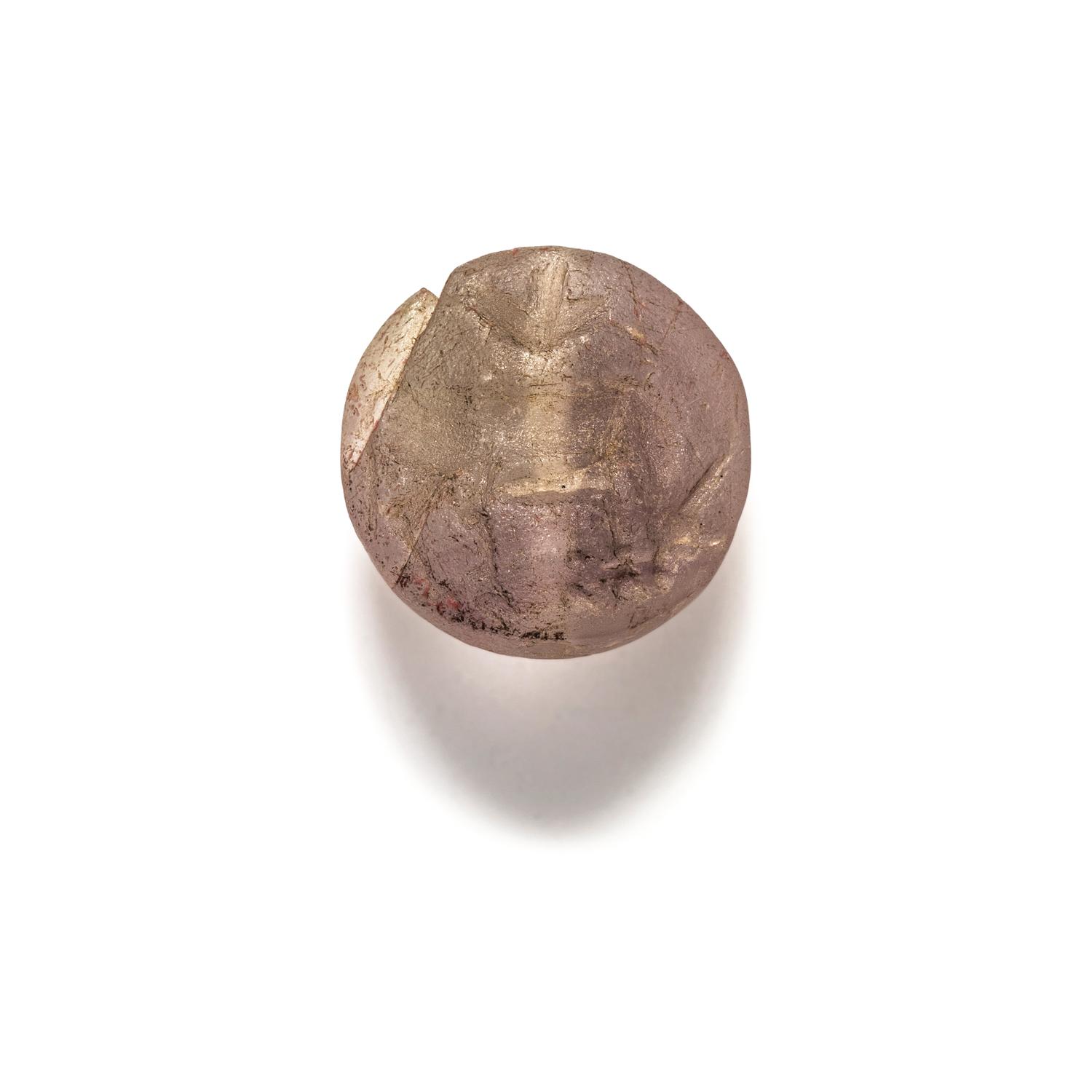 A Minoan Amethyst Lentoid with a Cow and Suckling Calf