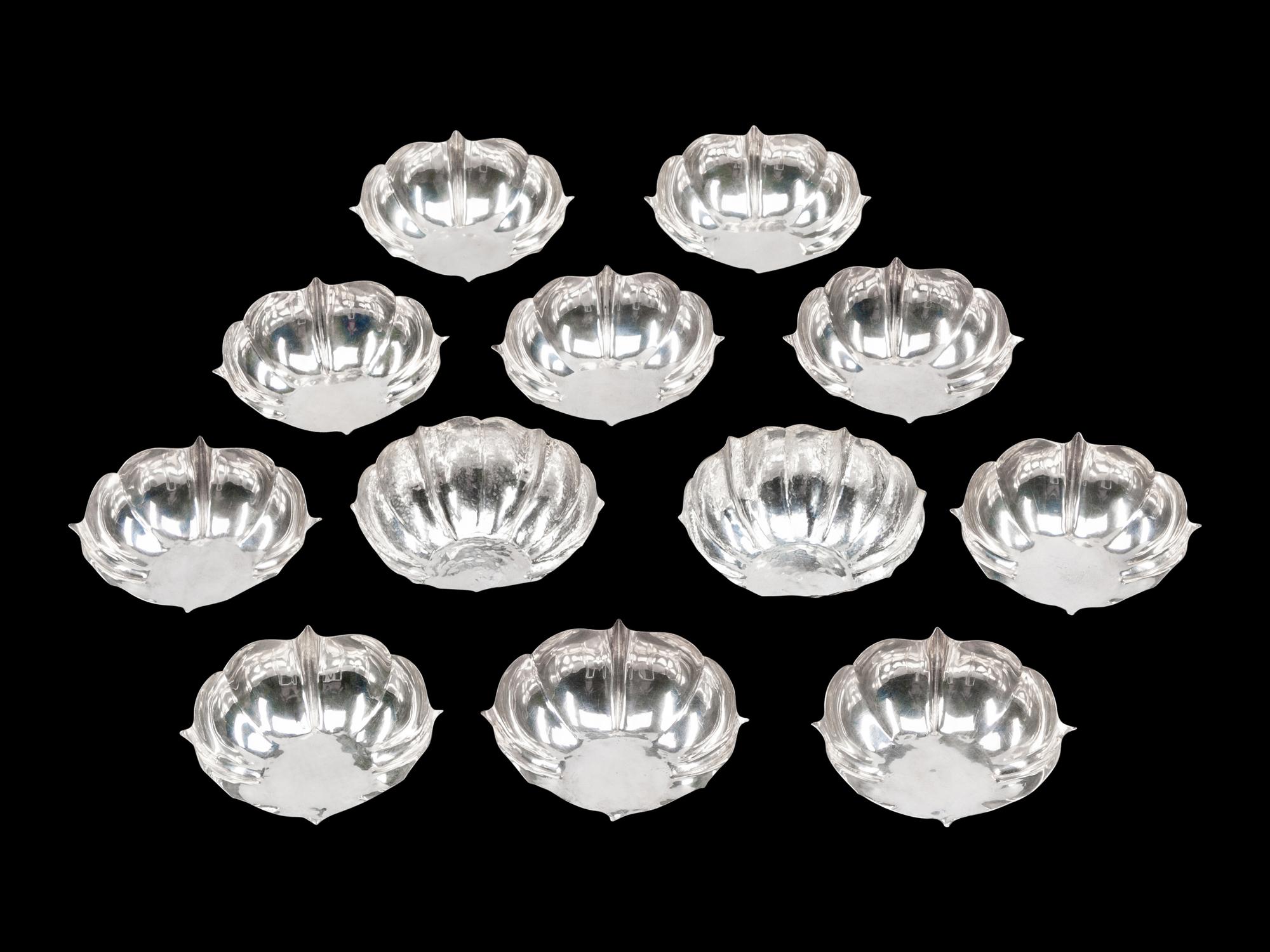 Twelve Silver Bowls