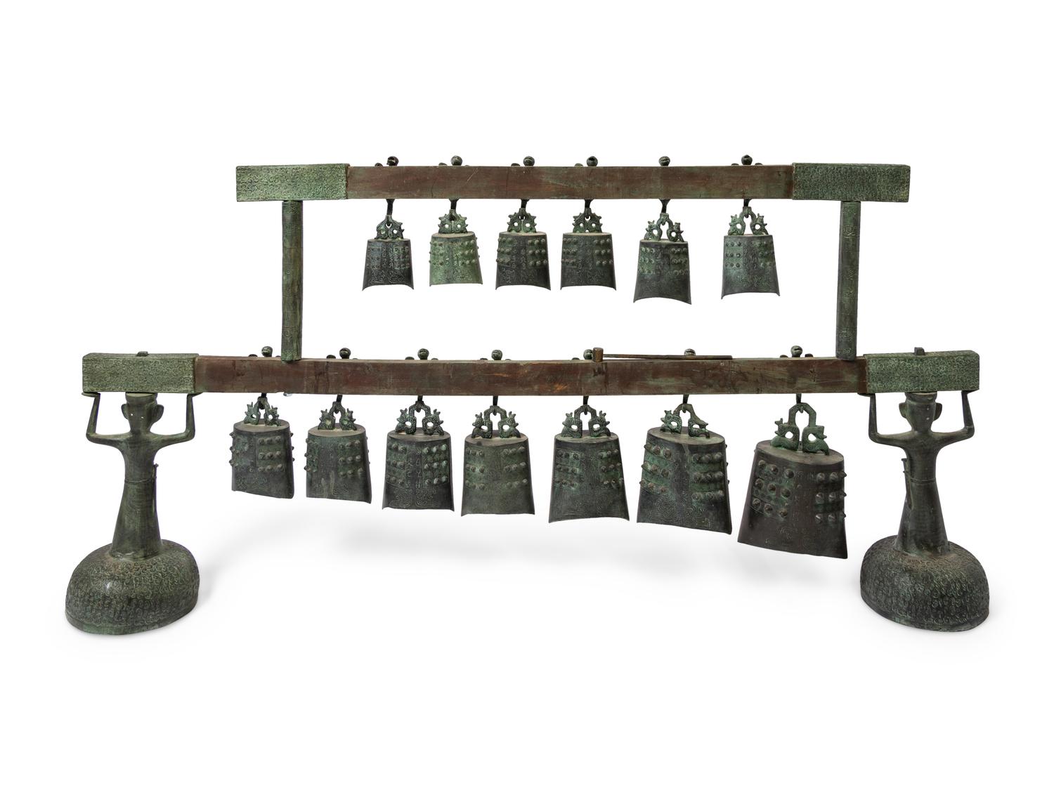 A Chinese Bronze Bianzhong