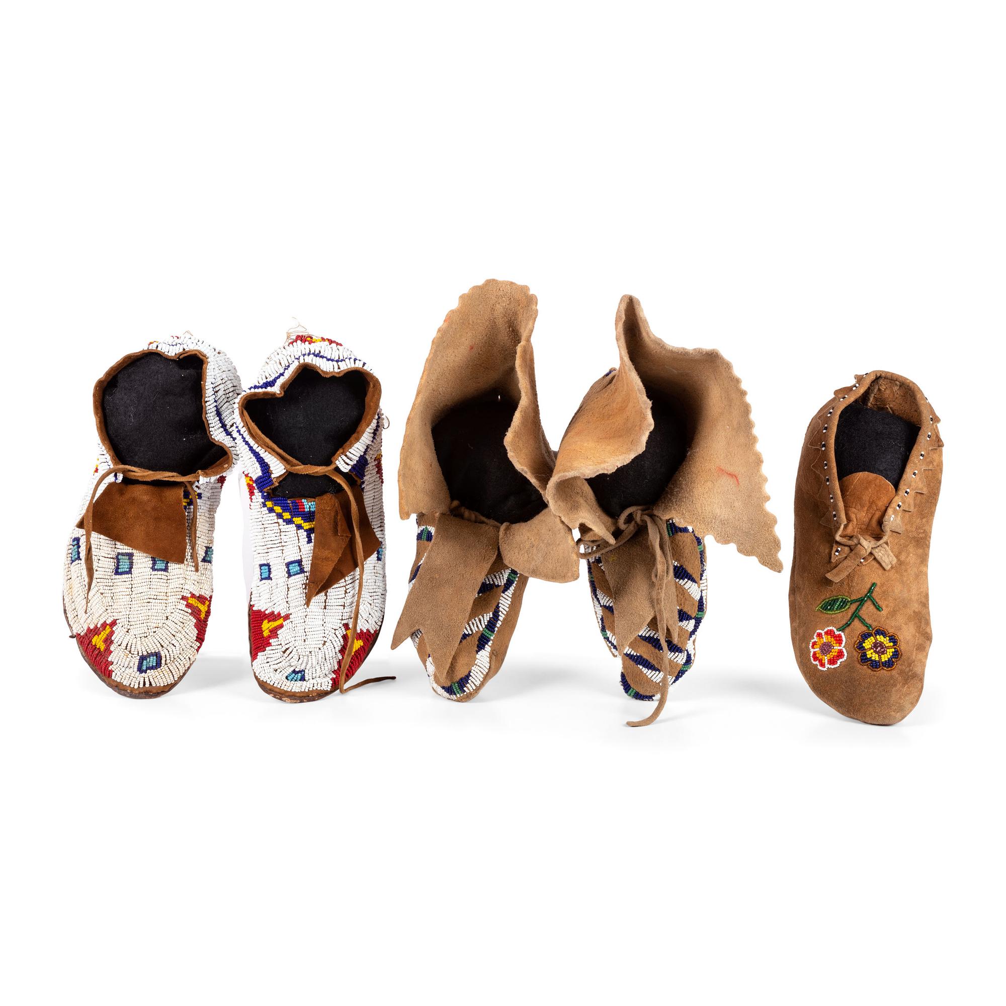 Collection of Beaded and Quilled Plains Material