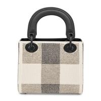Christian Dior, Mini Lady Dior Bag in Plaid-Sequined Leather
