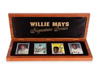A Willie Mays Signature Series Set of Signed Autograph Baseball Cards,