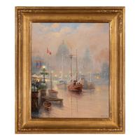 G. Harvey (American, 1933 -2017) — Harbor Fog, Victoria, B.C.
