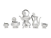 A Canadian Silver Five-Piece Tea and Coffee Service