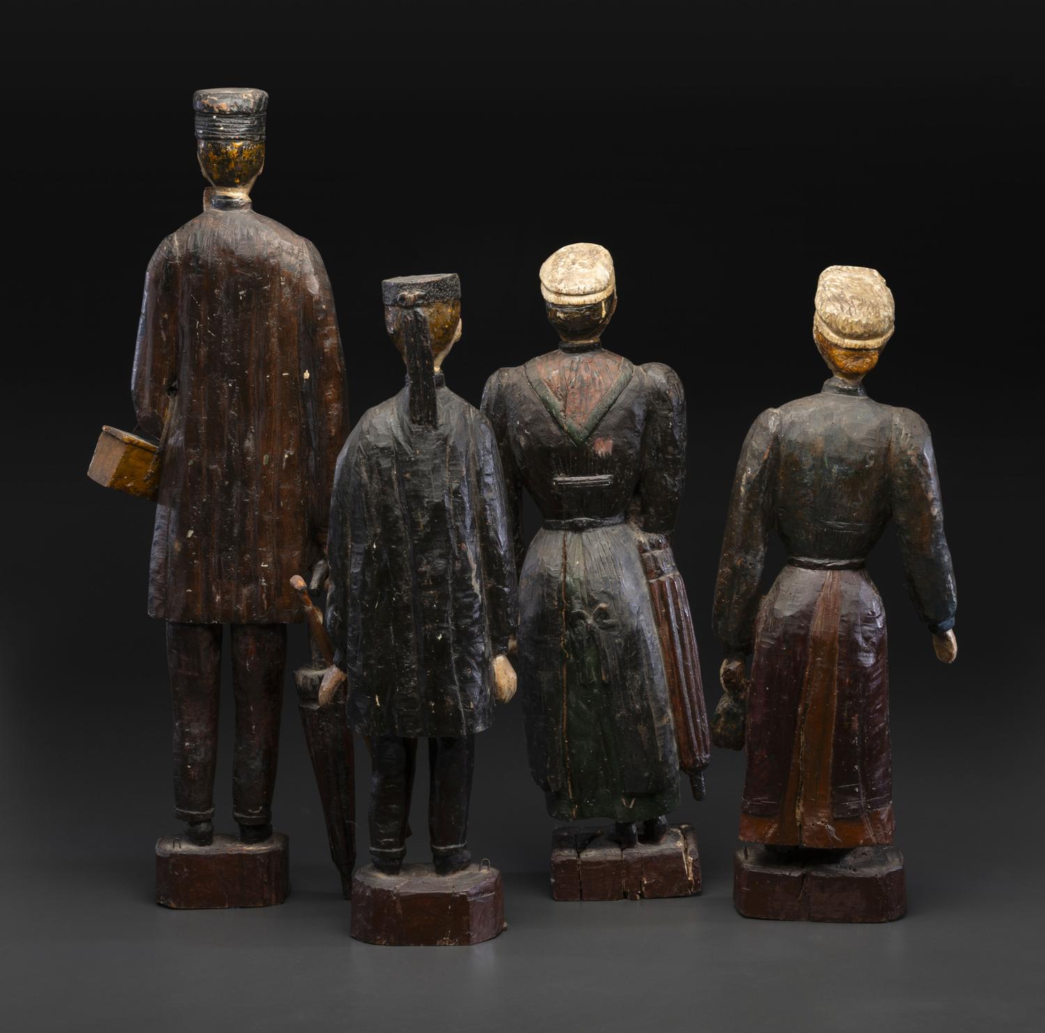 Four Quebec Family Figures