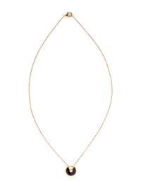 CARTIER, ROSE GOLD, ONYX, AND DIAMOND 'AMULETTE DE CARTIER' NECKLACE
