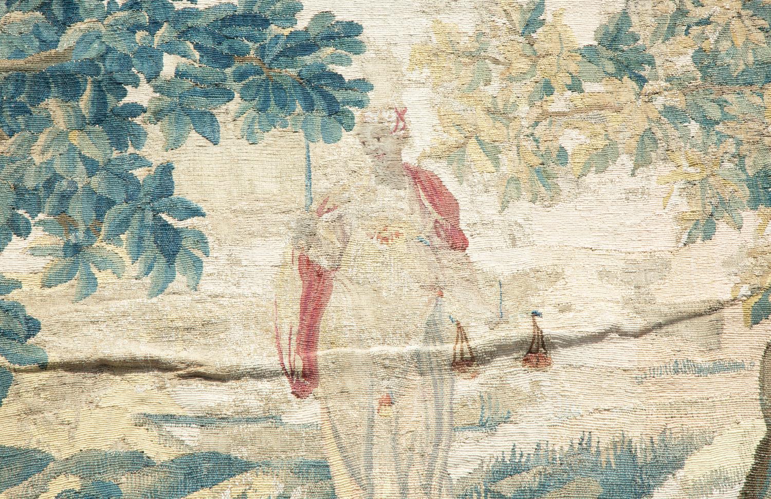 An Aubusson Wool Tapestry