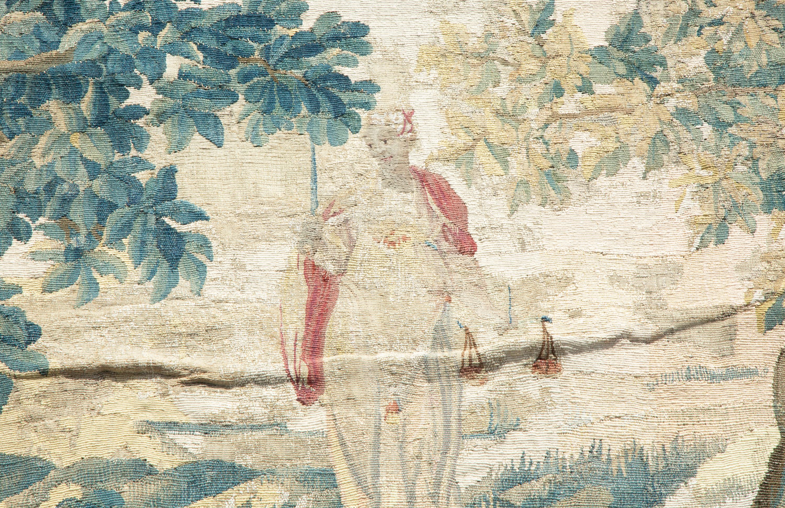 An Aubusson Wool Tapestry