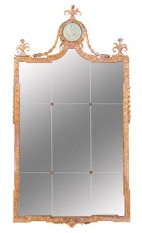 A George III Style Giltwood Mirror Height 57 x width 29 1/4 inches. — EARLY 20TH CENTURY