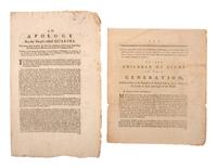 [QUAKERIANA] -- [PENN, William (1644-1718)]. A group of Quaker imprints including a rare proposal for printing of William Penn's No Cross, No Crown, by subscription.
