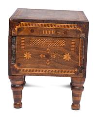 A Folk Art Marquetry Chest