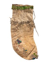 Sioux Beaded Calf Head Bag