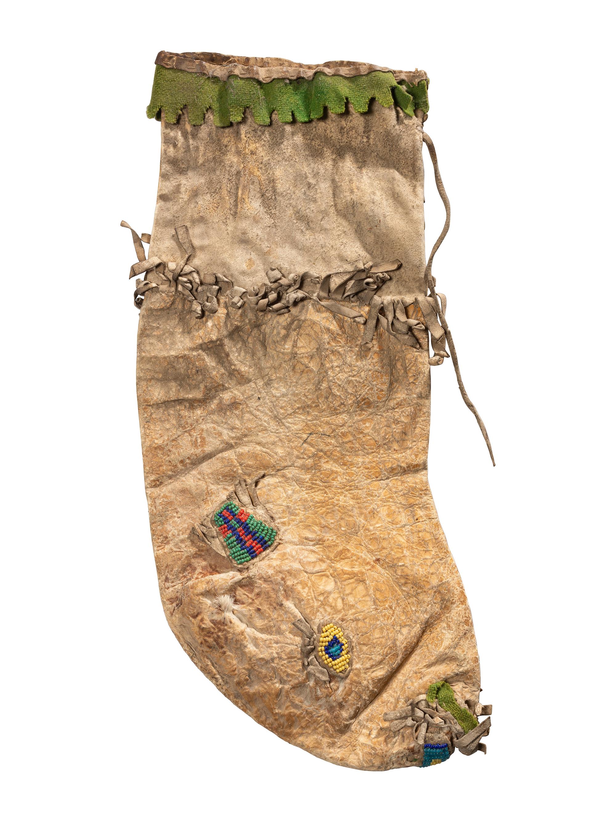 Sioux Beaded Calf Head Bag