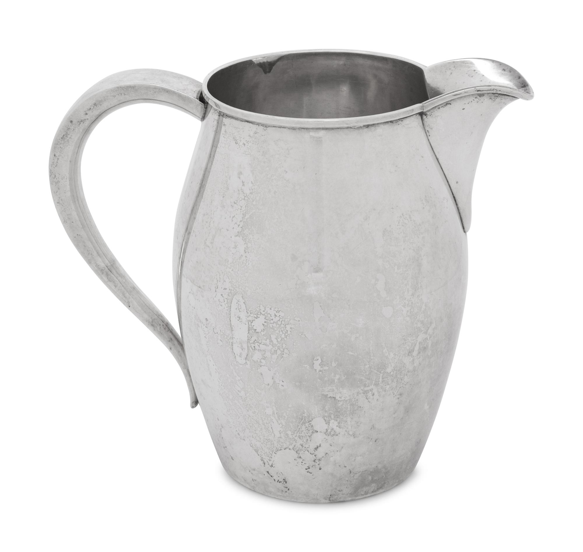An American Silver Pitcher