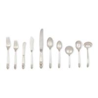 An American Silver Flatware Service