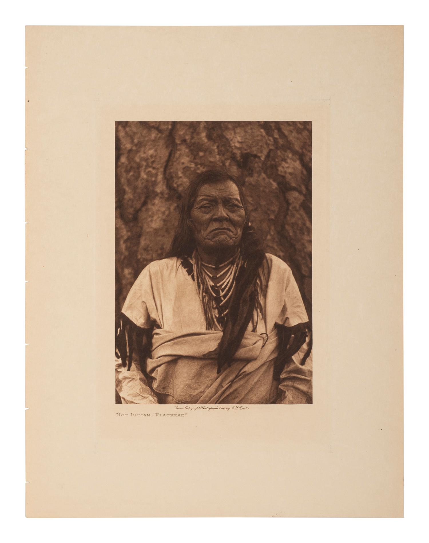 CURTIS, Edward (1868-1952).13 volume photogravures of Native American subjects, incl. Chief Joseph.