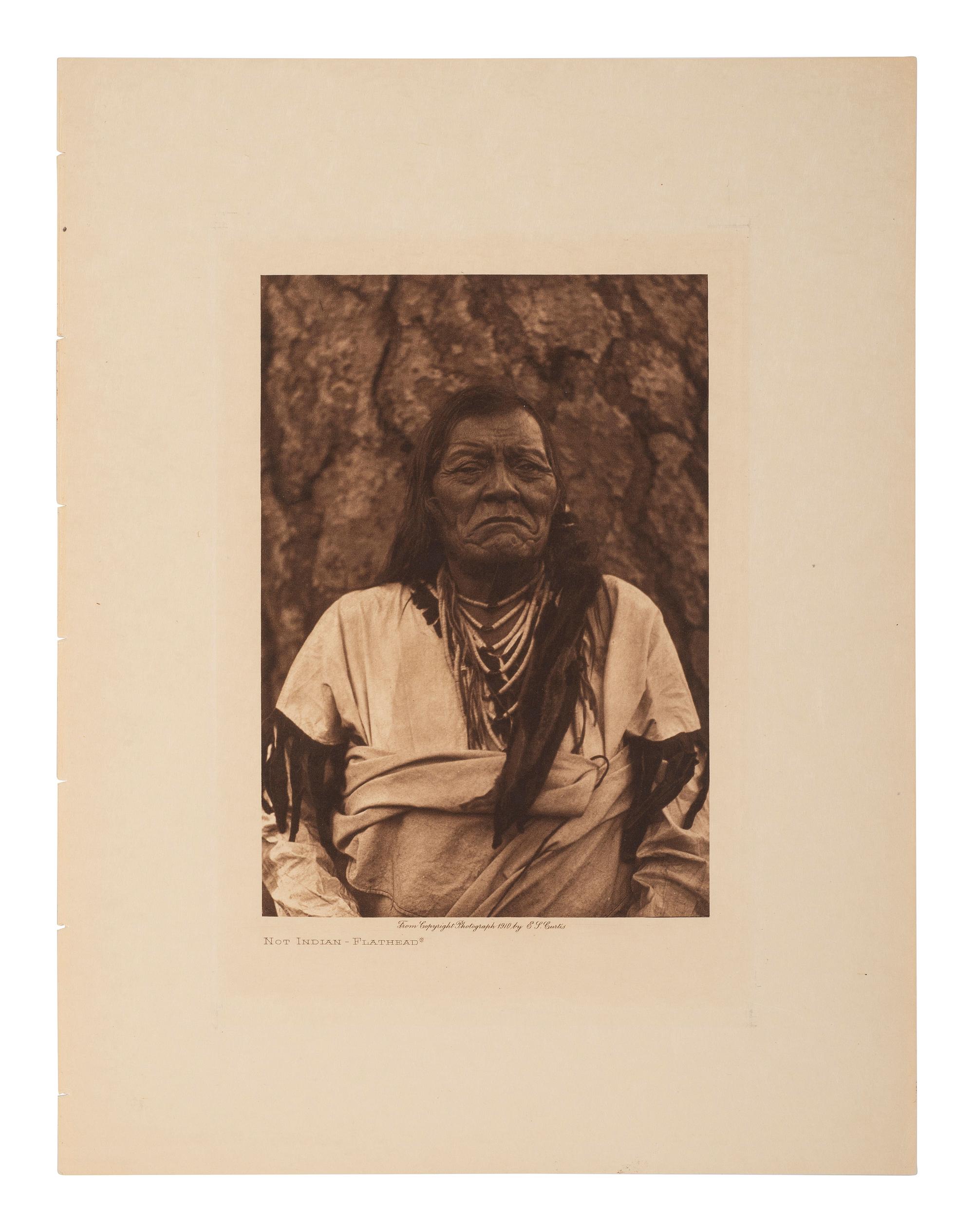 CURTIS, Edward (1868-1952).13 volume photogravures of Native American subjects, incl. Chief Joseph.