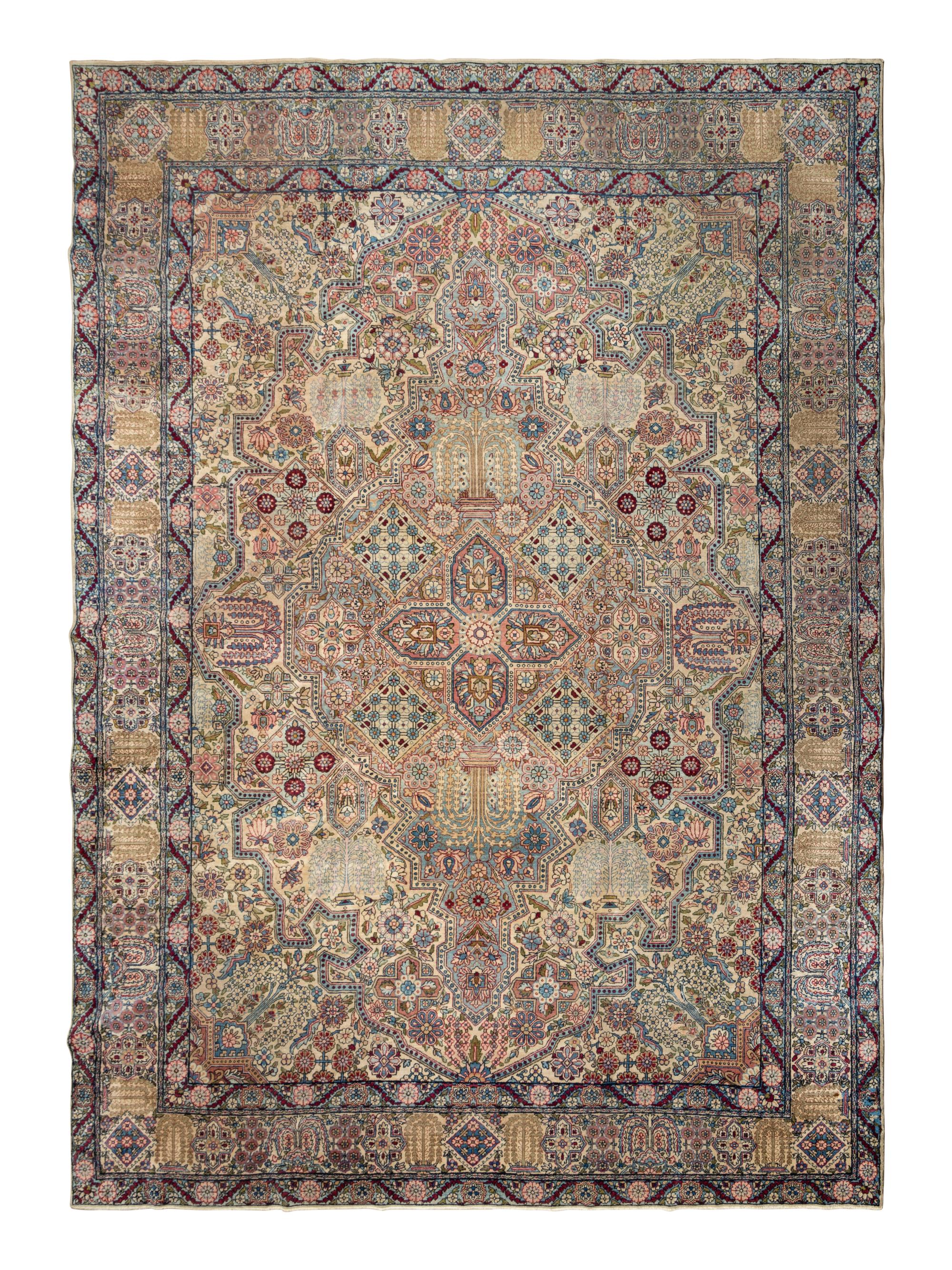 A Kirman Wool Rug