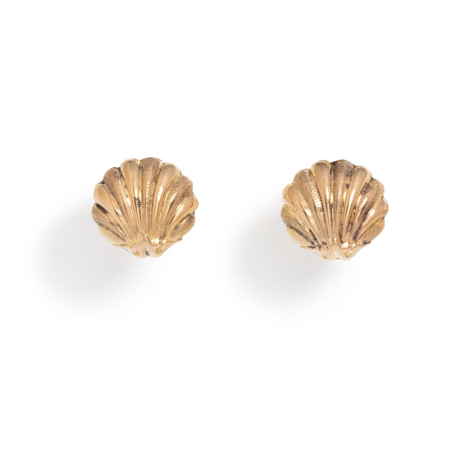 ANTIQUE, CONVERTIBLE YELLOW GOLD EARRINGS