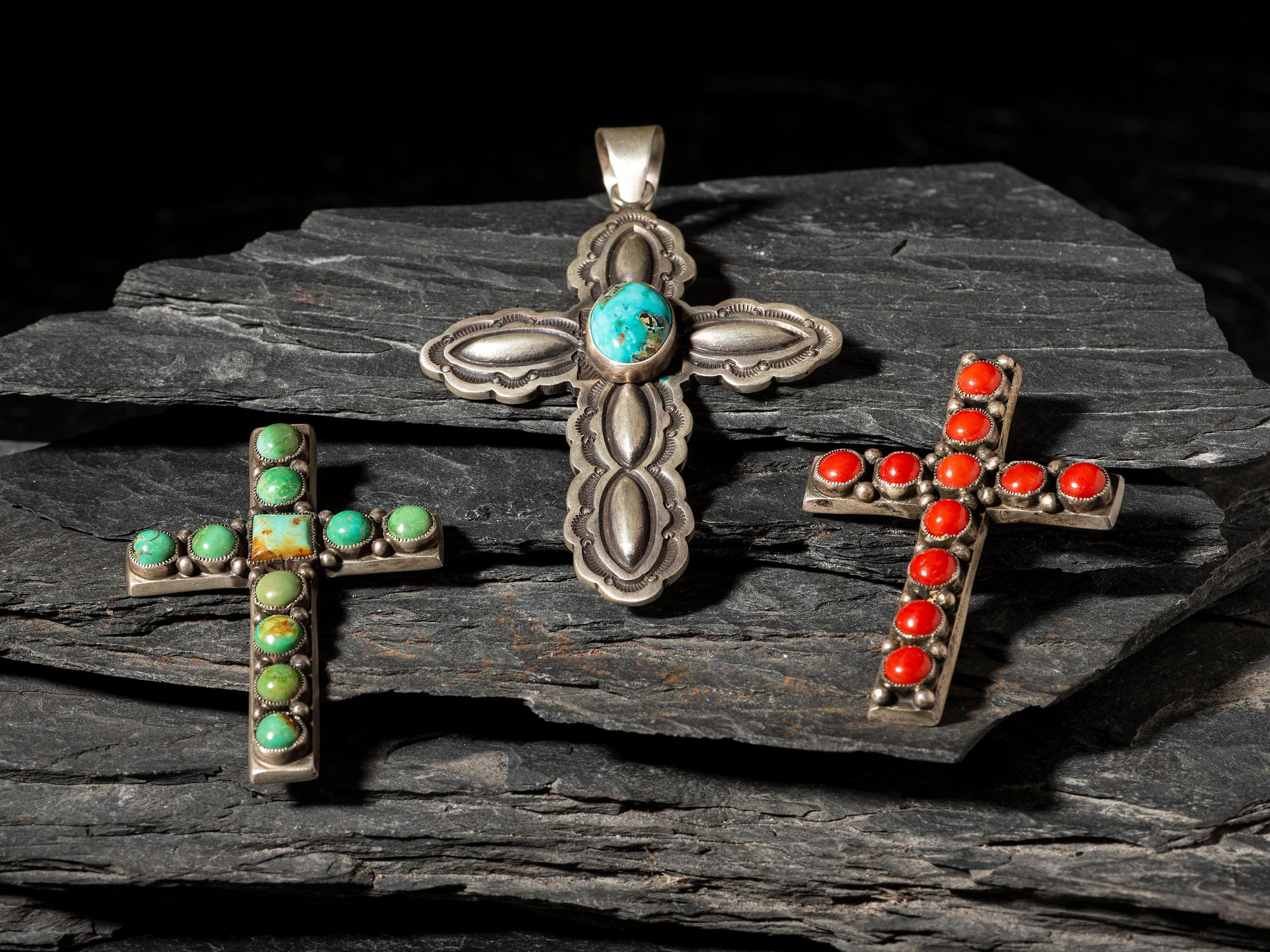 Silver Cross Pendants