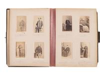 [Mexico - Early Photography]. Second Mexican Empire, CDV album documenting the reign of Maximilian I of Mexico, ca 1864-1867.